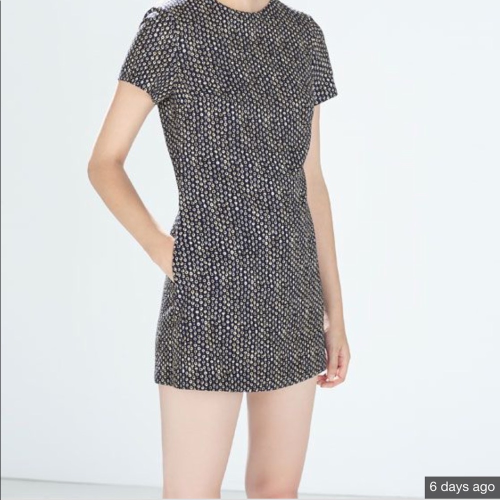 Zara Trafaluc Printed short jumpsuit Never Worn